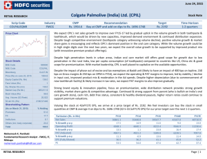 Colgate Palmolive (India)