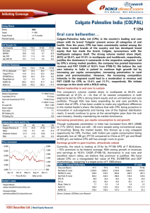 Colgate Palmolive India (COLPAL)