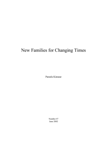 New Families for Changing Times