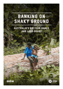 Banking on Shaky Ground