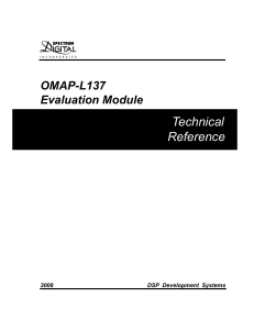 OMAP-L137 Evaluation Module