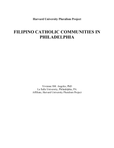 filipino catholic communities in philadelphia