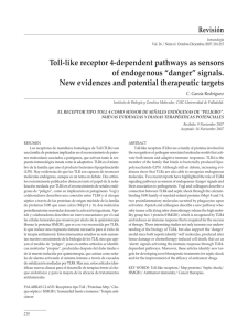 Toll-like receptor 4-dependent pathways as sensors of endogenous