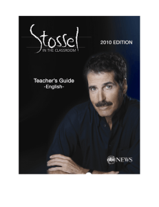 English - Stossel in the Classroom