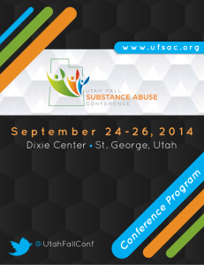 2014 PDF - Utah Fall Substance Abuse Conference