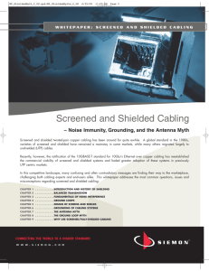 Screened and Shielded Cabling
