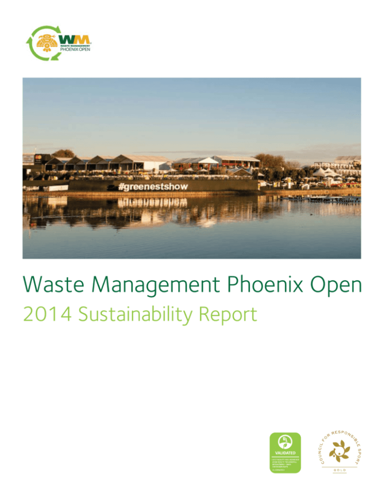 2012 Waste Management Phoenix Open Sustainability Report