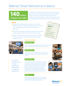 Walmart Smart Network at a Glance