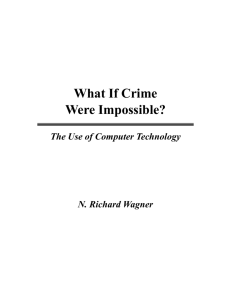 What If Crime Were Impossible? - Department of Computer Science