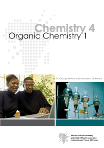Organic Chemistry 1 - OER@AVU