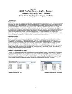 This Text file. Importing Non-Standard Text Files using @,@@ and