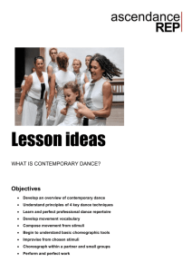 What is Contemporary Dance