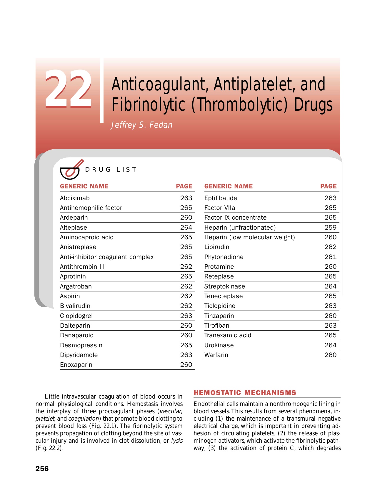 Anticoagulant Antiplatelet And Fibrinolytic Thrombolytic Drugs