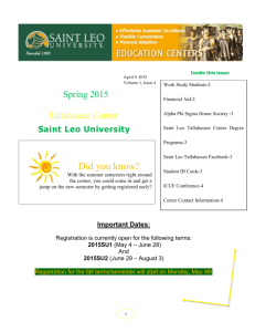 D Did you know? - Saint Leo University