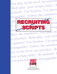 recruiting scripts recruiting scripts