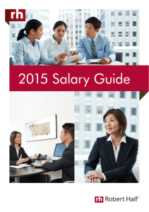 Robert Half Singapore Salary Guide 2015