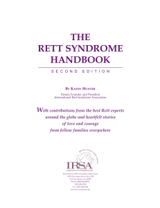 the rett syndrome handbook - International Rett Syndrome