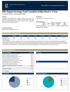 Canadian Dollar Bond - RBC Wealth Management