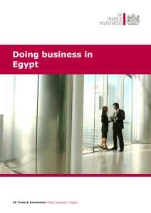 Doing Business in Egypt