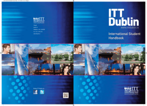 International Student Handbook - Institute of Technology Tallaght