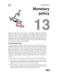Monetary policy - Tactic Publications