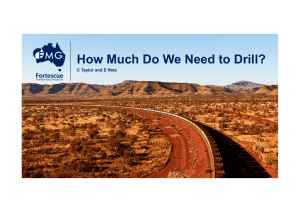 How Much Do We Need to Drill? – C Taylor and E Retz