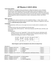 AP Physics 2 Course Description