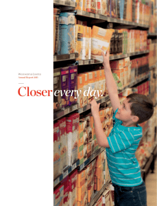 Annual Report 2011 - Woolworths Limited