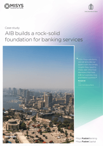 AIB builds a rock-solid foundation for banking services