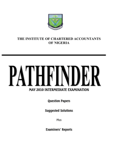 May 2010 Intermediate Pathfinder