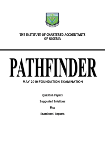 pathfinder - Institute of Chartered Accountants of Nigeria