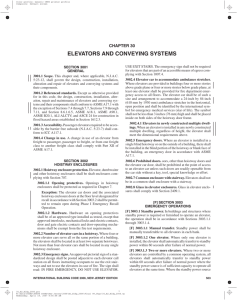 ELEVATORS AND CONVEYING SYSTEMS