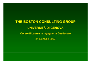 THE BOSTON CONSULTING GROUP