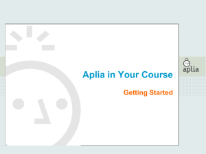 Aplia in Your Economics Course - College of Business and Economics