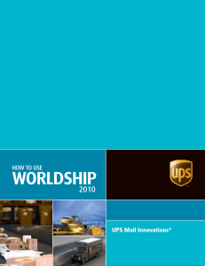 worldship - UPS Mail Innovations