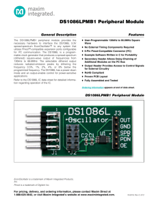 DS1086LPMB1 Peripheral Module