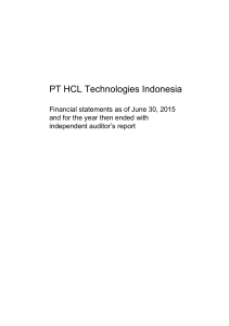 PT HCL Technologies Indonesia