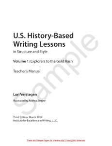 US History Volume 1 Teacher Sample