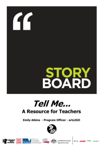 Tell Me...Storyboard Teacher Resource