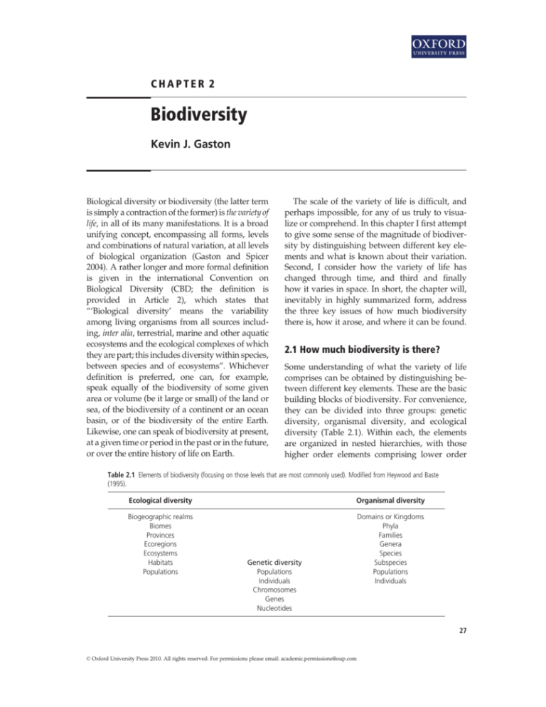 Chapter 2 - Society for Biology