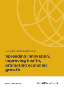 Spreading innovation, improving health, promoting economic growth