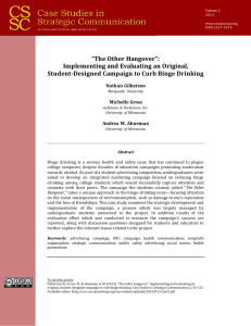 PDF version - Case Studies in Strategic Communication
