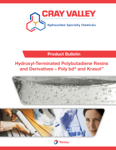 Hydroxyl-Terminated Polybutadiene Resins and