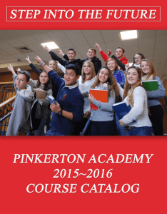 2015-2016 Course Catalog