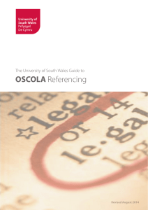 OSCOLA Referencing - Student Library