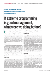 If extreme programming is good management, what