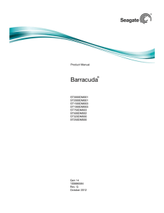 Barracuda® SATA Product Manual - 100686584