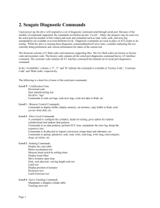 2. Seagate Diagnostic Commands