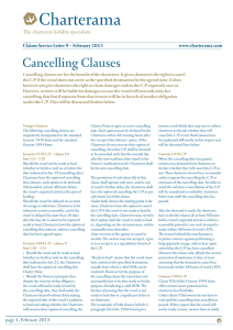 Cancelling Clauses
