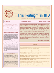 This Fortnight in IITD